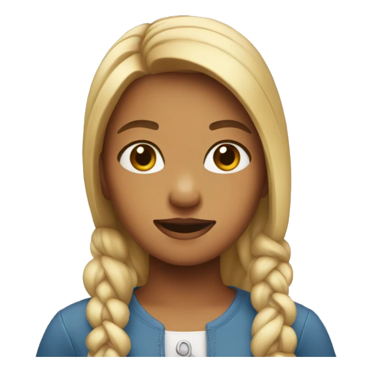 Girl that looks like a horse sticker