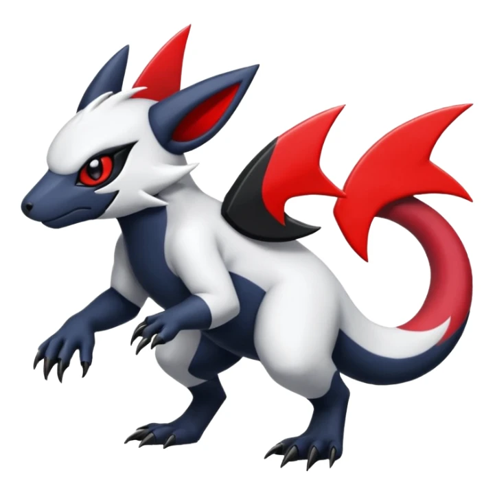 Zangoose-Salandit-Absol-fusion sticker