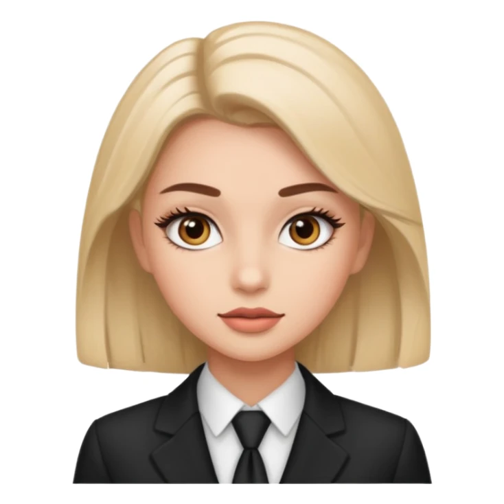 Lash extension artist girl  sticker