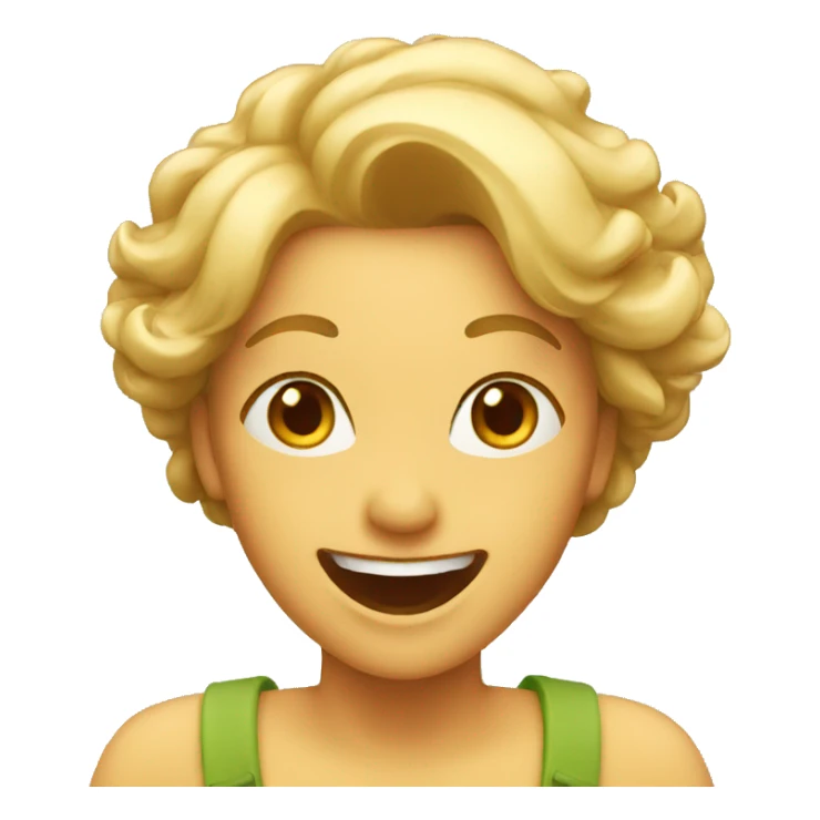 woman excited sticker