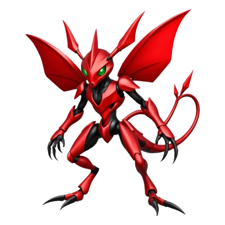 Bisharp-Scizor-Fakémon-hybrid-creature (full body)  sticker