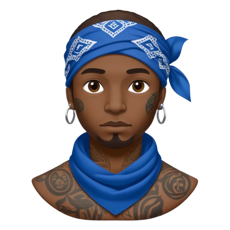 Man of crips band sticker