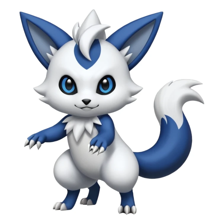 Zangoose-Meowstic-Absol-Pachirisu-fusion sticker