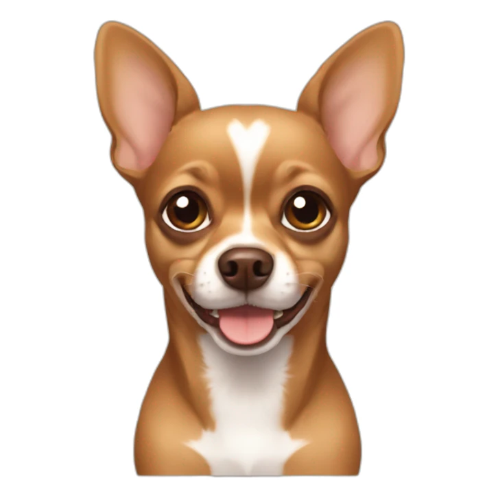 Brown chihuahua sticker