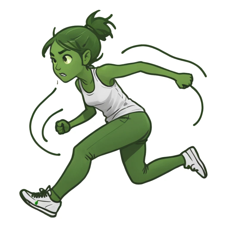 Girl hitting the griddy sticker