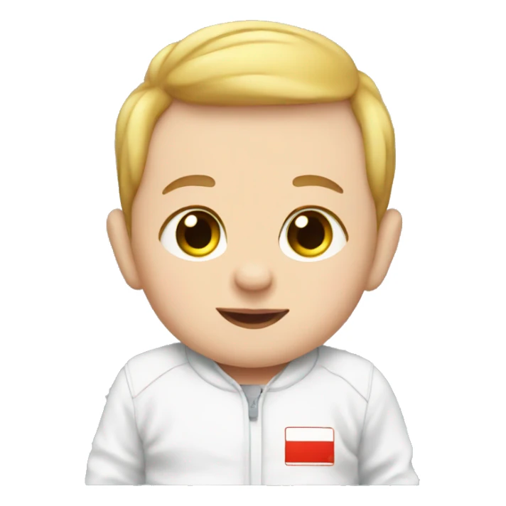 baby with f1 sticker