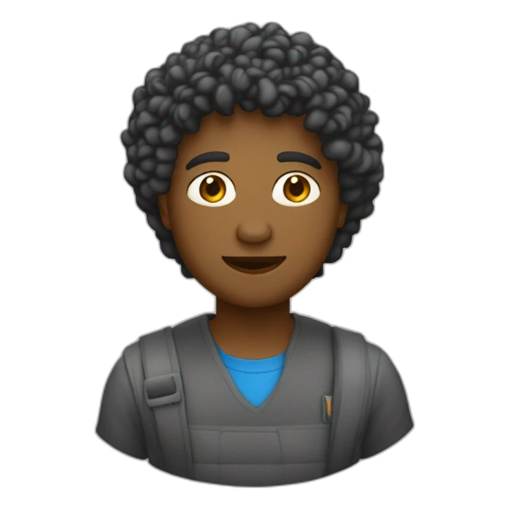 un persoone panique qui n' a pas fait ses devoirs sticker