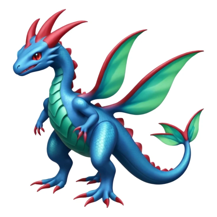 Salamence-Cresselia-Zygarde-Fakémon-fusion, full body sticker