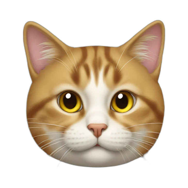 Cat qui mange un canard sticker