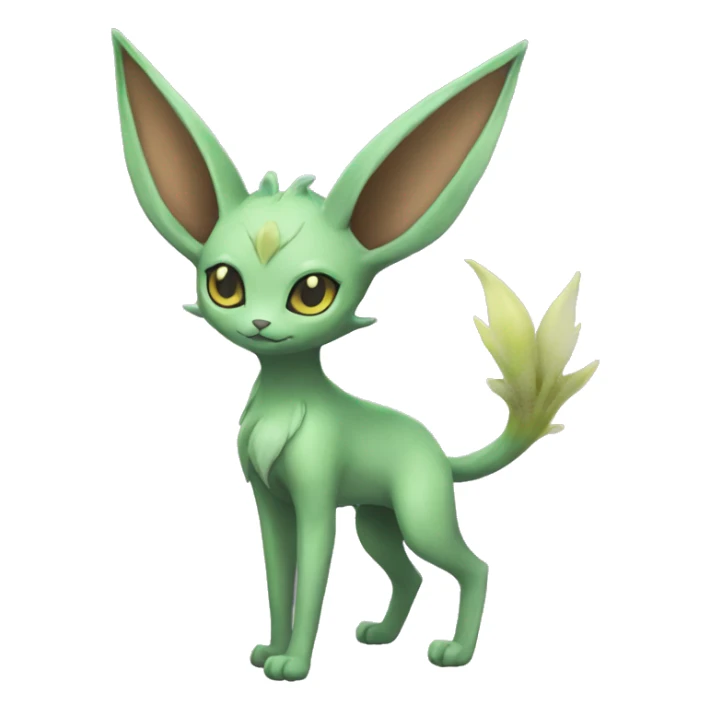 Espeon-Leafeon full body sticker