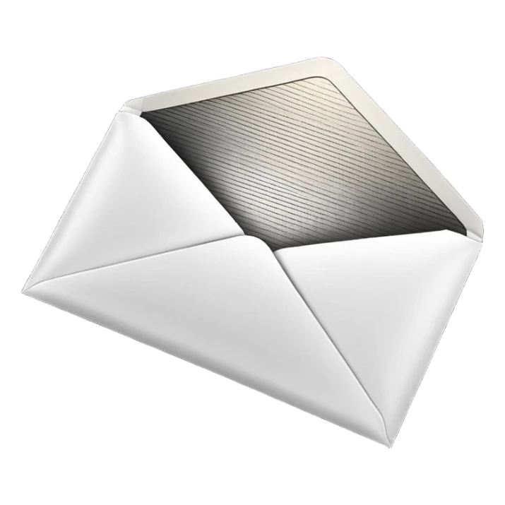 Open envelope + blank card, copperplate engraving + micro-stipple, pure black on pure white, crosshatch shading only, sharp, chiaroscuro + volumetric rays, tiny #fbcfe8 glow highlights --ar 16:9 --style raw --no 3d, glossy, gradients, gray, sepia, text sticker