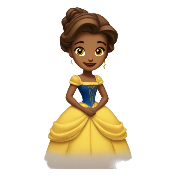 beauty and the beast belle sticker