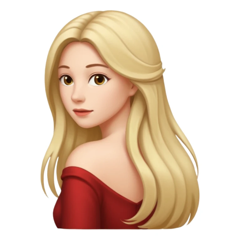 Woman with a big back sticker