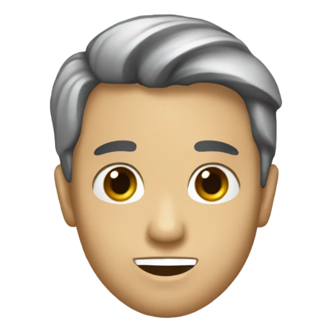 Una carita sospechosa pero riendose sticker