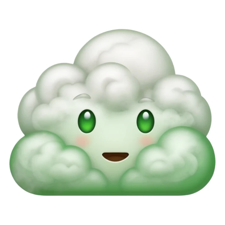 Boodihole smelly and ugly  white and green smoke  sticker