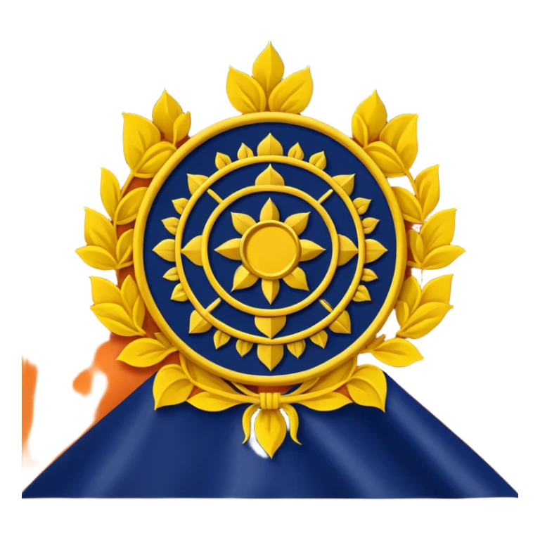 Maurya empire flag sticker