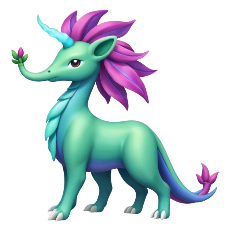 Suicune-Meganium-fusion (full body) sticker
