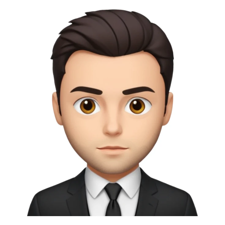 Jack Falahee with suit sticker