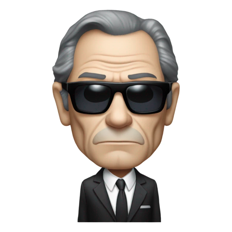 tommy lee jones from men in black sticker