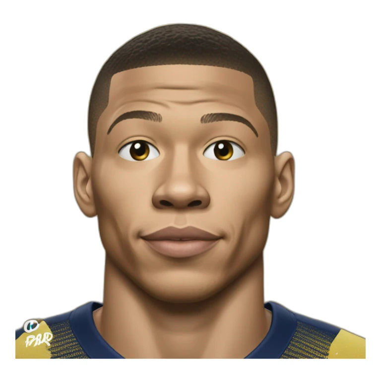 Mbappé qui fait un bisou au ballon d'or sticker