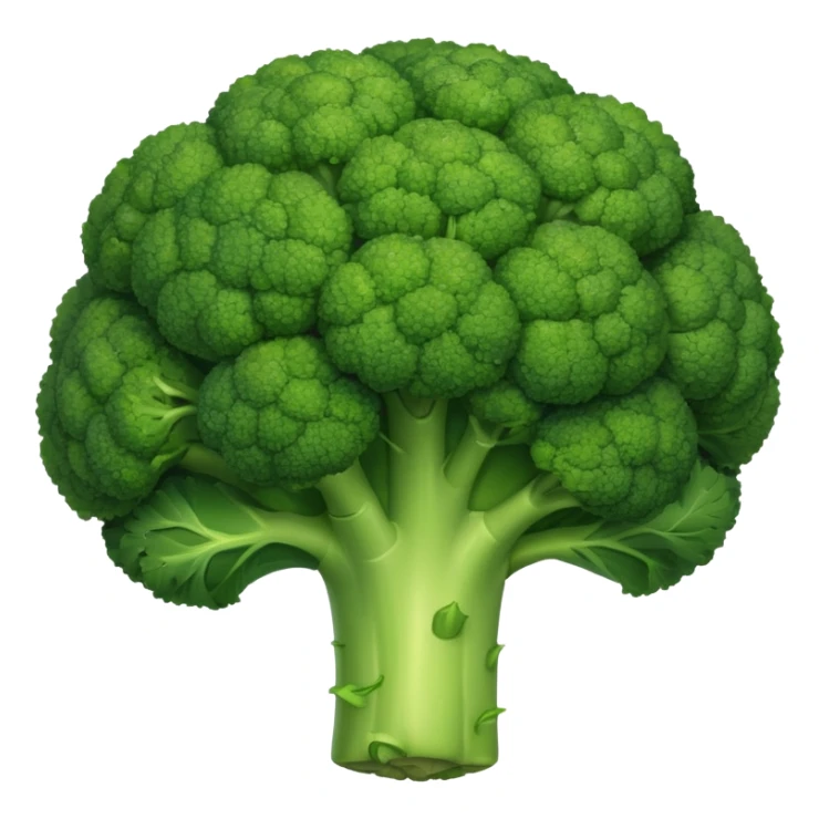 Head of broccoli that looks like Obama  sticker