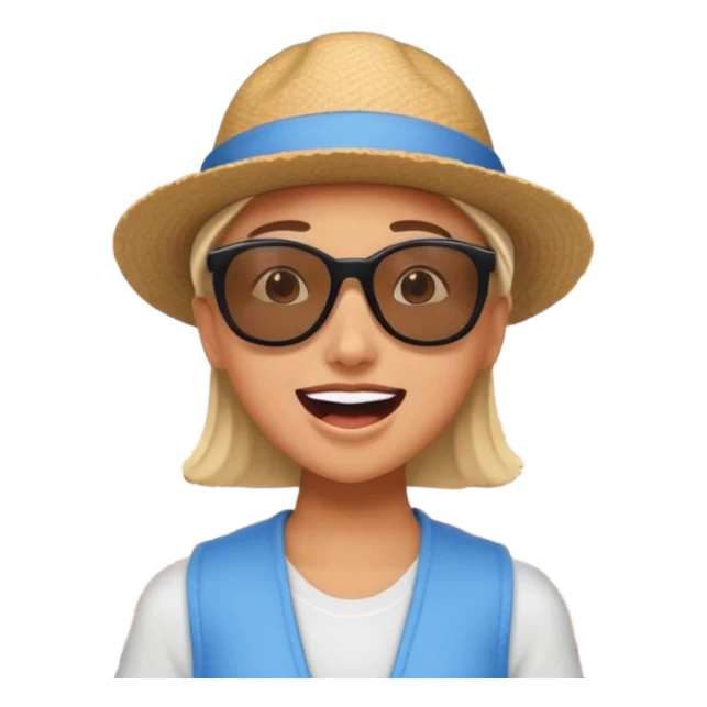 person-excitedly-going-to-an-amusement-park,-with-a-roller-coaster-or-ferris-wheel-in-the-background sticker