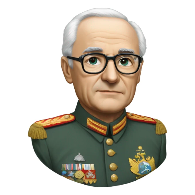 photorealistic andropov ussr sticker