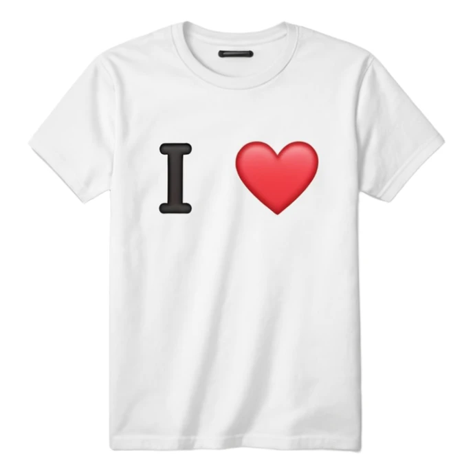 A shirt that says I heart femboys sticker
