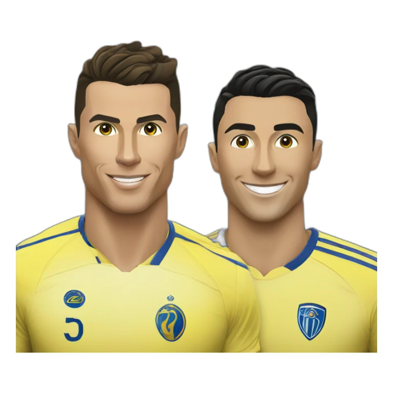 cristiano ronaldo with al nassr sticker