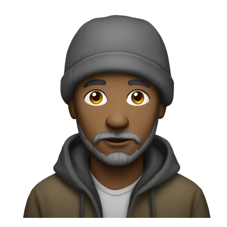 homeless man  sticker