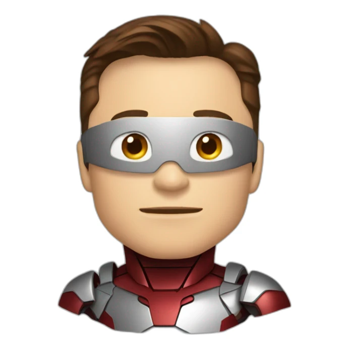 Elon musk with iron man suit sticker