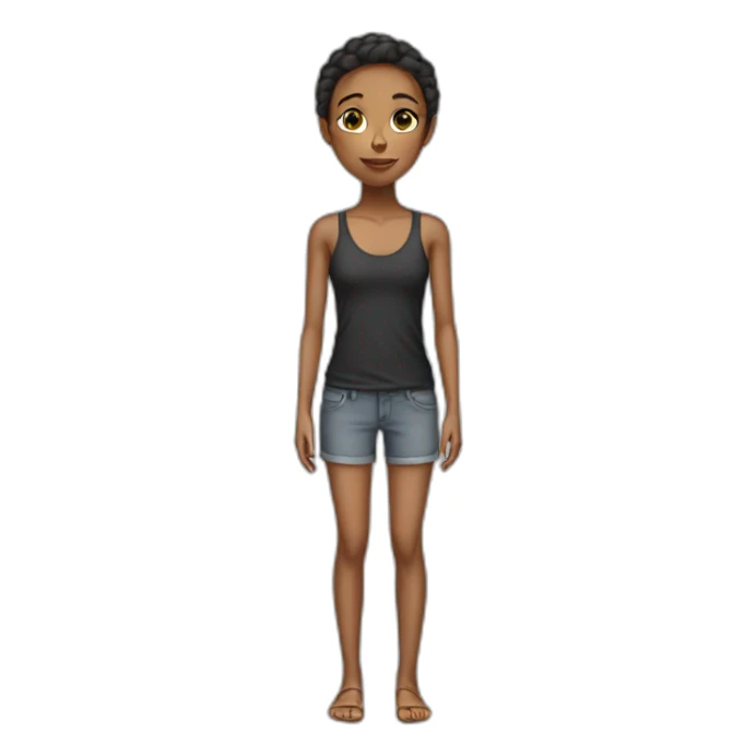 skinny girl sticker