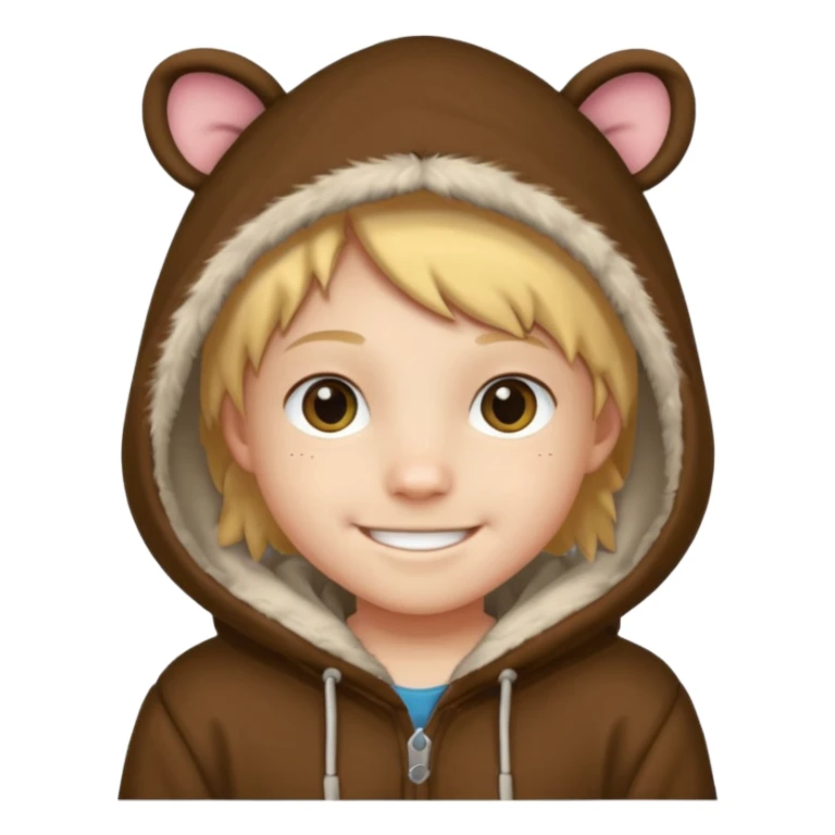 Animal Hoodie Kid sticker