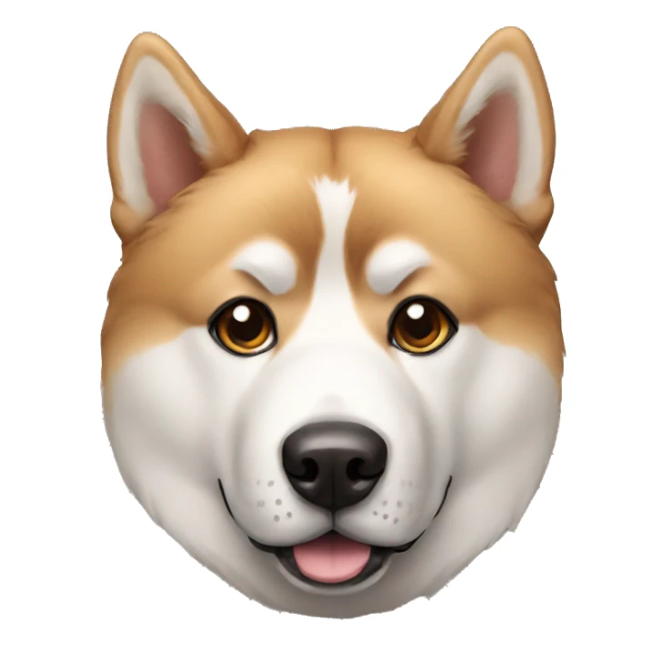 dog akita sticker