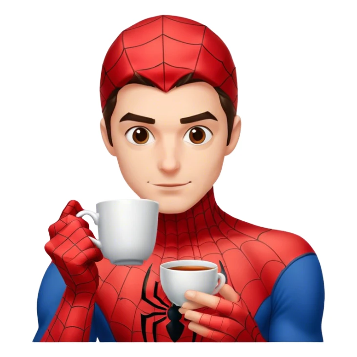 mikimas ve Spiderman çay ikiyo sticker