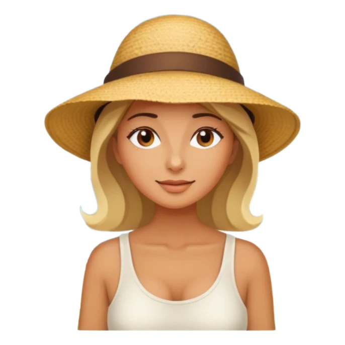 chica relajandose en un paisaje bonito sticker