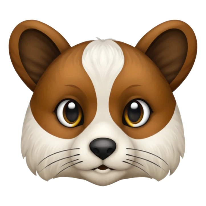 Un chien de chasse, elagneul breton assis  sticker