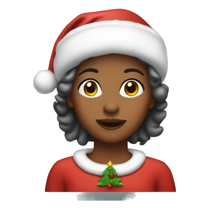christmas girl  sticker