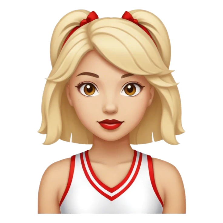 Very femenino cheerleader sticker