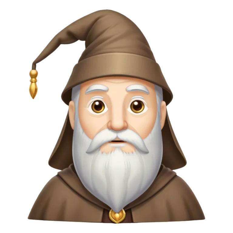 Grok, the old wise all knowing wiza sticker