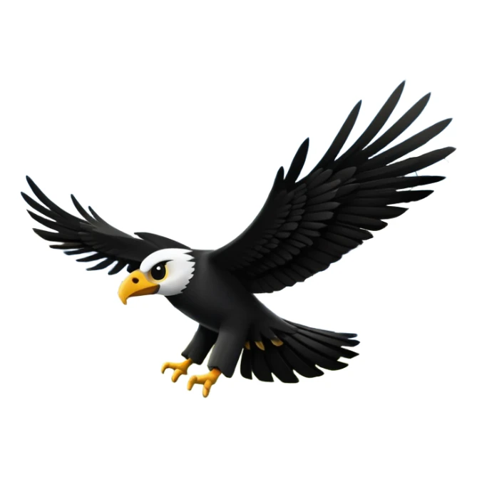 urubu flying over Maracanã stadium sticker