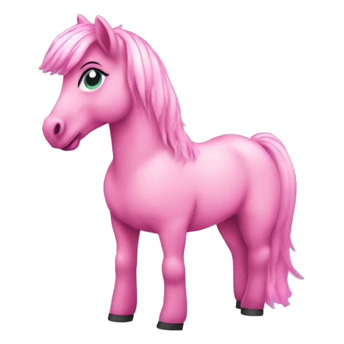 Pink pony in the club sticker