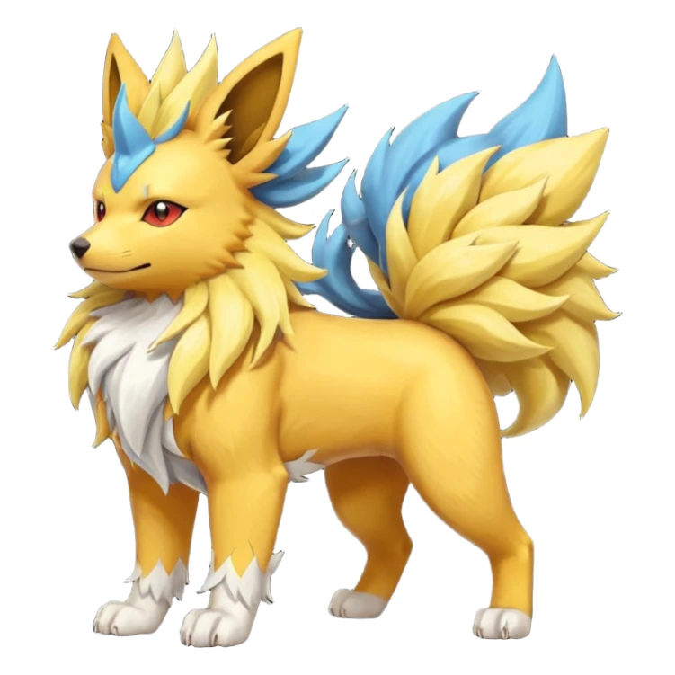 Manectric-Jolteon-Pyroar-Luxray-Flareon-Arcanine-fusion (full body) sticker