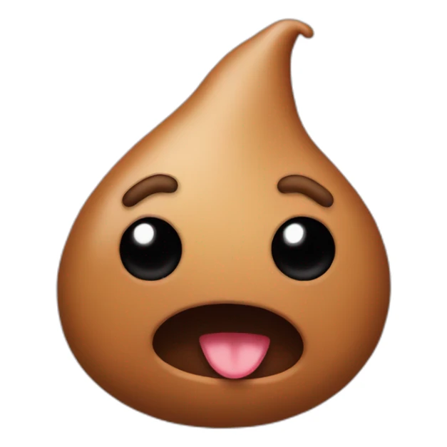 POOP WITH EARS sticker