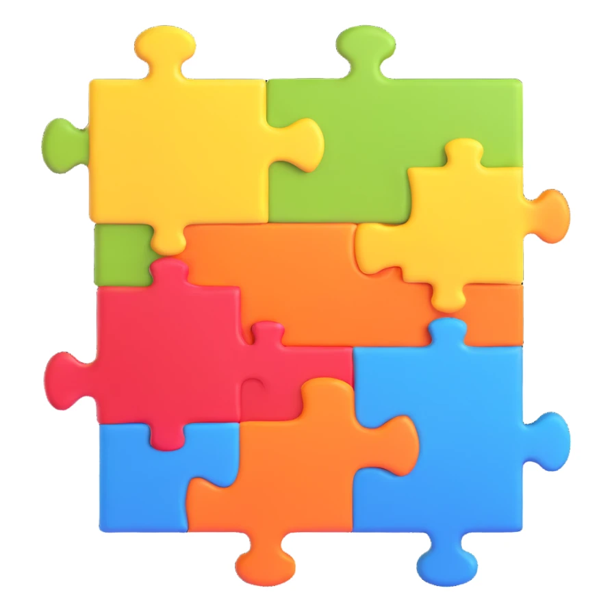 Puzzle sticker