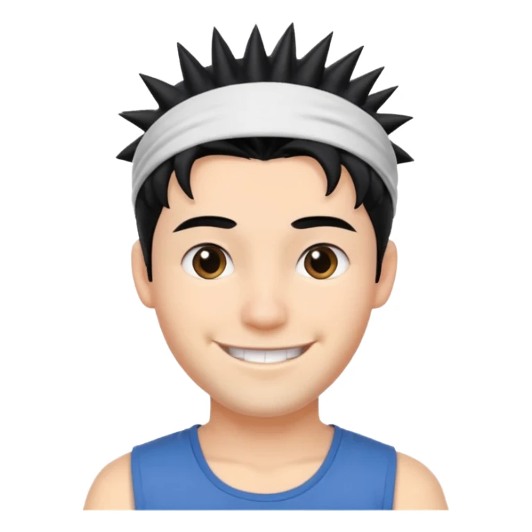 ISHOWSPEED, young man with spiky hair and headband sticker