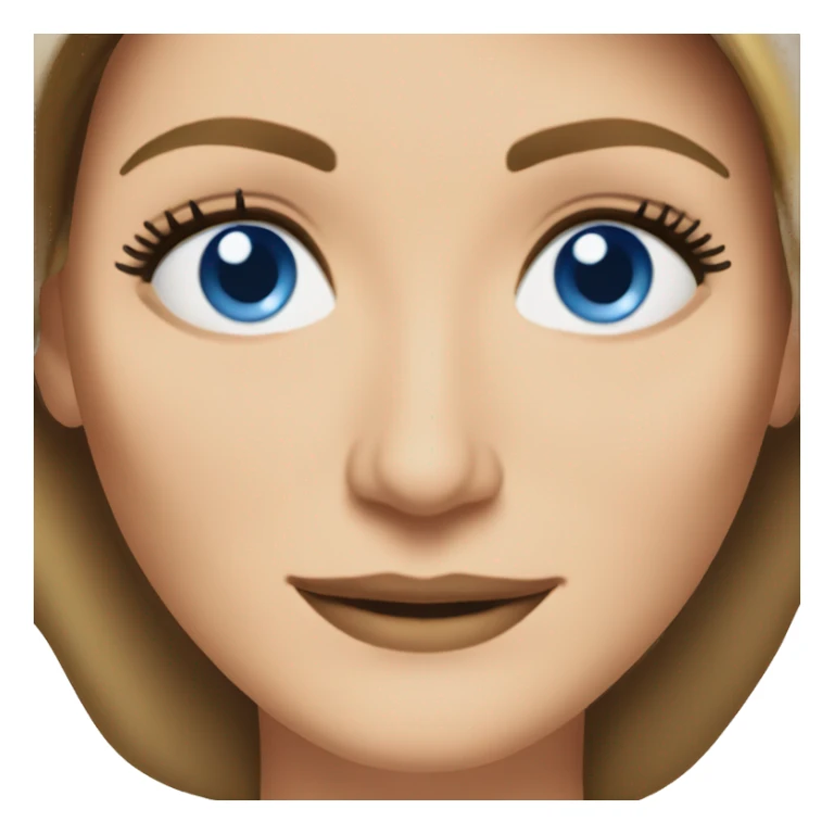 Brenda Strong with blue eyes  sticker