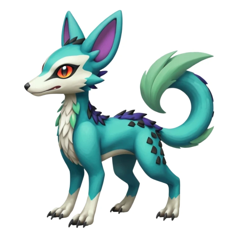 Meloetta-Vernid-Trico-Sergal-Protogen-Primagen-Pokémon-Fakémon-creature sticker