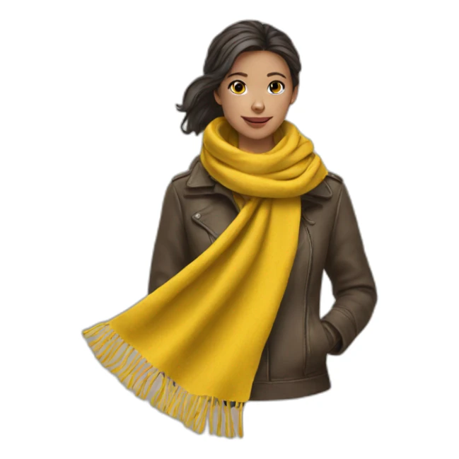 Rédige and yellow scarf sticker