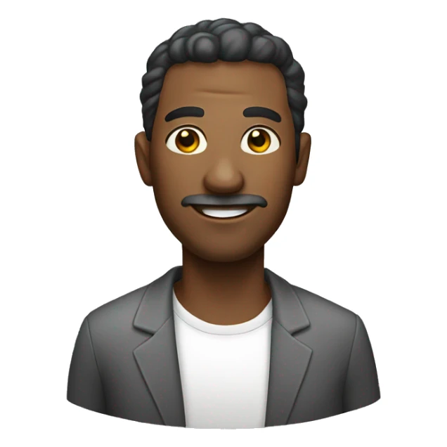 a fokused man sticker